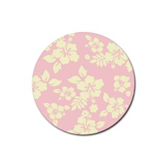 Pastel Hawaiian Rubber Round Coaster (4 Pack)  by AlohaStore