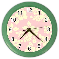 Pastel Hawaiian Color Wall Clocks by AlohaStore