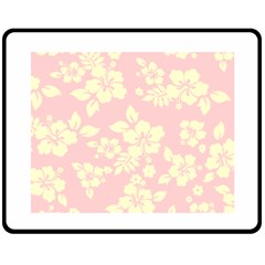 Pastel Hawaiian Fleece Blanket (medium) 