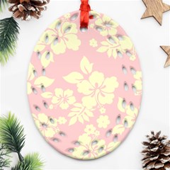 Pastel Hawaiian Ornament (oval Filigree)  by AlohaStore