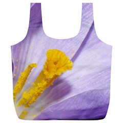 Purple Crocus Reusable Bag (xl) by PhotoThisxyz