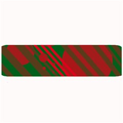 Red And Green Abstract Design Large Bar Mats