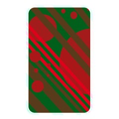 Red And Green Abstract Design Memory Card Reader by Valentinaart