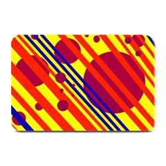 Hot Circles And Lines Plate Mats