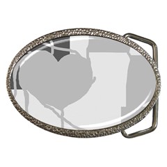 Gray Hart Belt Buckles by Valentinaart