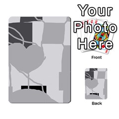 Gray Hart Multi-purpose Cards (rectangle) 