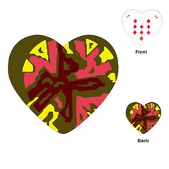 Abstract Design Playing Cards (heart) 