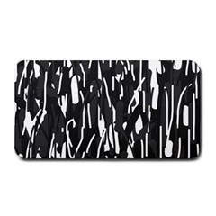 Black And White Elegant Pattern Medium Bar Mats by Valentinaart