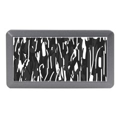 Black And White Elegant Pattern Memory Card Reader (mini)