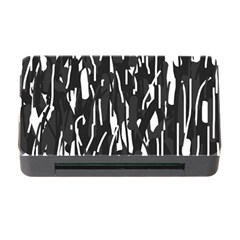 Black And White Elegant Pattern Memory Card Reader With Cf by Valentinaart