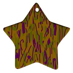 Decorative Pattern  Star Ornament (two Sides)  by Valentinaart