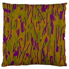 Decorative Pattern  Large Cushion Case (one Side) by Valentinaart