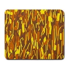 Yellow Pattern Large Mousepads by Valentinaart