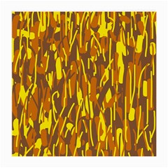 Yellow Pattern Medium Glasses Cloth (2-side) by Valentinaart