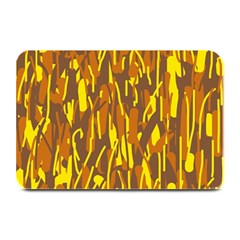 Yellow Pattern Plate Mats