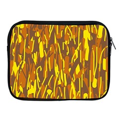 Yellow Pattern Apple Ipad 2/3/4 Zipper Cases by Valentinaart