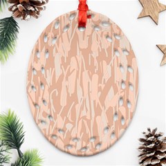 Pink Pattern Ornament (oval Filigree) 