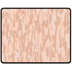 Pink Pattern Double Sided Fleece Blanket (medium)  by Valentinaart