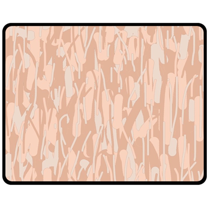 Pink pattern Double Sided Fleece Blanket (Medium) 