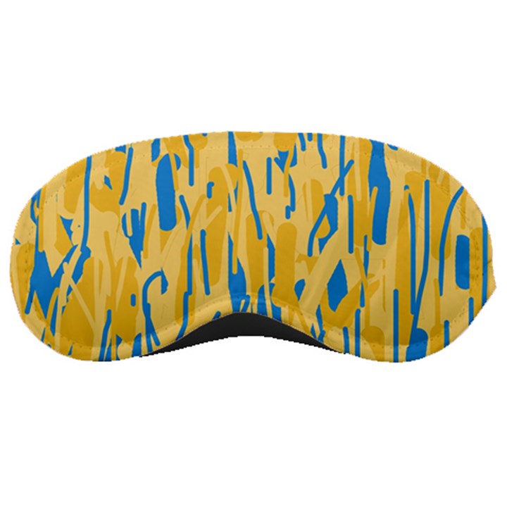 Yellow and blue pattern Sleeping Masks