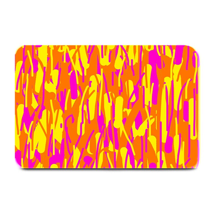 Pink and yellow pattern Plate Mats