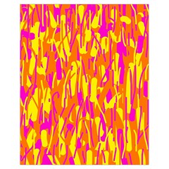 Pink And Yellow Pattern Drawstring Bag (small)