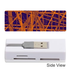 Blue and orange pattern Memory Card Reader (Stick) 