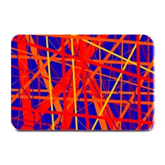 Orange And Blue Pattern Plate Mats