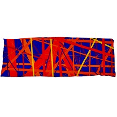 Orange And Blue Pattern Body Pillow Case (dakimakura)