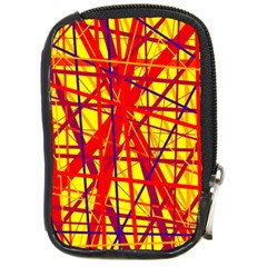 Yellow And Orange Pattern Compact Camera Cases