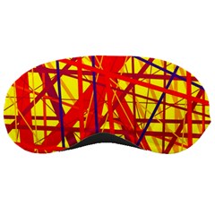 Yellow And Orange Pattern Sleeping Masks