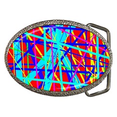 Colorful Pattern Belt Buckles