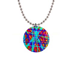 Colorful Pattern Button Necklaces