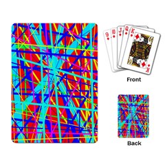 Colorful Pattern Playing Card by Valentinaart