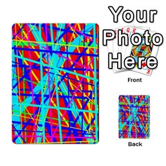 Colorful Pattern Multi-purpose Cards (rectangle)  by Valentinaart