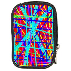 Colorful Pattern Compact Camera Cases by Valentinaart