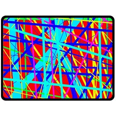 Colorful Pattern Fleece Blanket (large) 