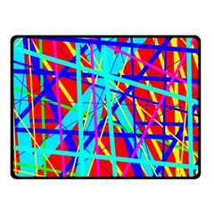 Colorful Pattern Fleece Blanket (small)