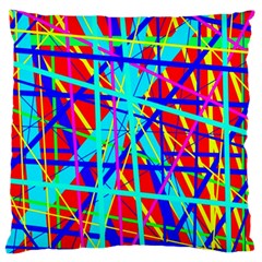 Colorful Pattern Standard Flano Cushion Case (one Side) by Valentinaart