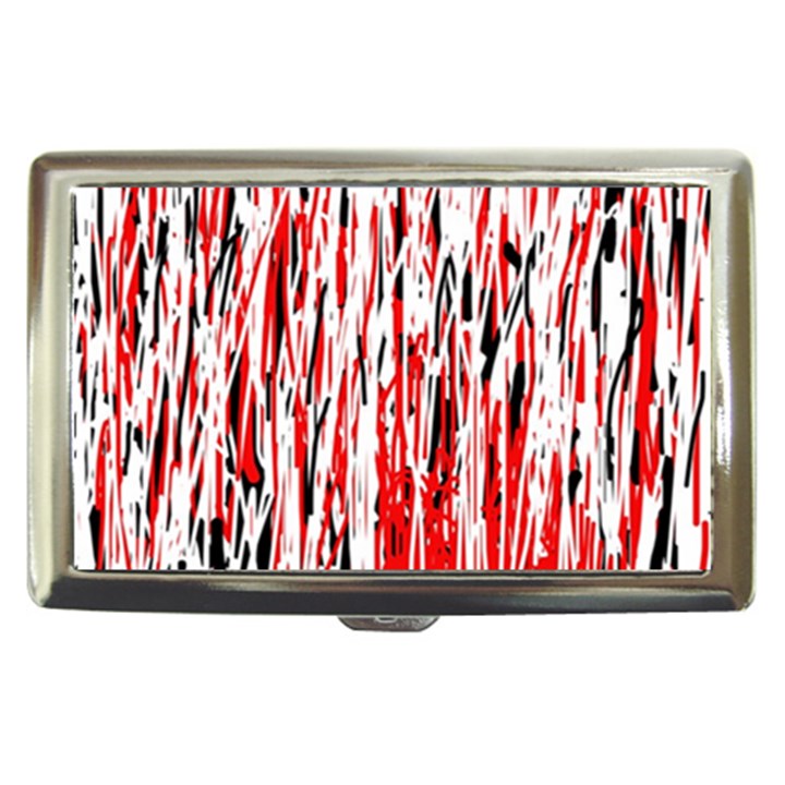 Red, black and white pattern Cigarette Money Cases