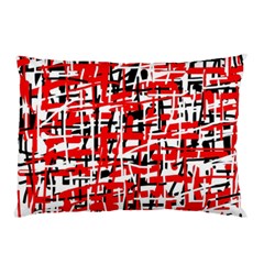 Red, white and black pattern Pillow Case (Two Sides)