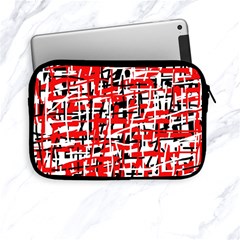 Red, white and black pattern Apple iPad Mini Zipper Cases