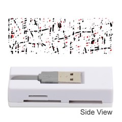 Red, White And Black Pattern Memory Card Reader (stick) 