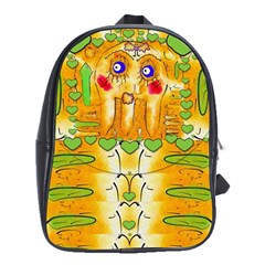 Mister Jellyfish The Octopus With Friend School Bags (xl)  by pepitasart