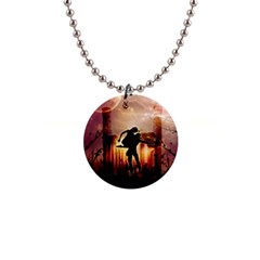 Dancing In The Night With Moon Nd Stars Button Necklaces by FantasyWorld7