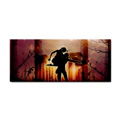 Dancing In The Night With Moon Nd Stars Hand Towel