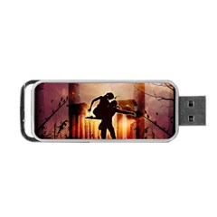 Dancing In The Night With Moon Nd Stars Portable Usb Flash (one Side)