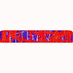 Blue And Red Pattern Small Bar Mats