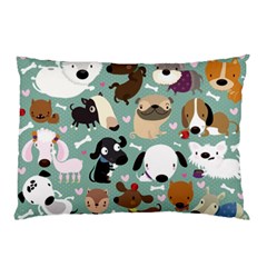 Dog Pattern Pillow Case (two Sides)