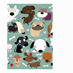 Dog Pattern Small Garden Flag (two Sides)